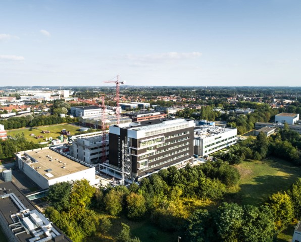 Drone picture of FSVM II building